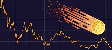 Биткоин может обвалиться ниже $3300